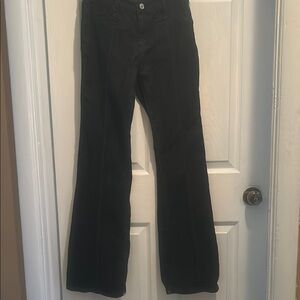 Free People Black Flare & Wide Leg Jeans
